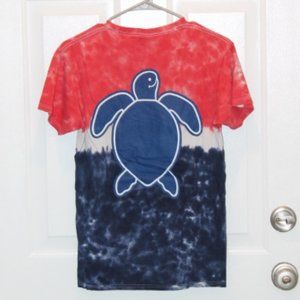 Simply Southern Short Sleeve Tee Turtle Red/White/Blue | Size S